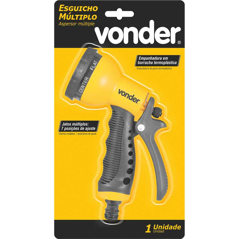 Esguicho plástico para jardim 7 funções engate 1/2" VONDER